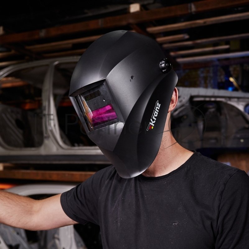 Маска сварщика Kranz с автоматическим светофильтром "Хамелеон" АСФ 100