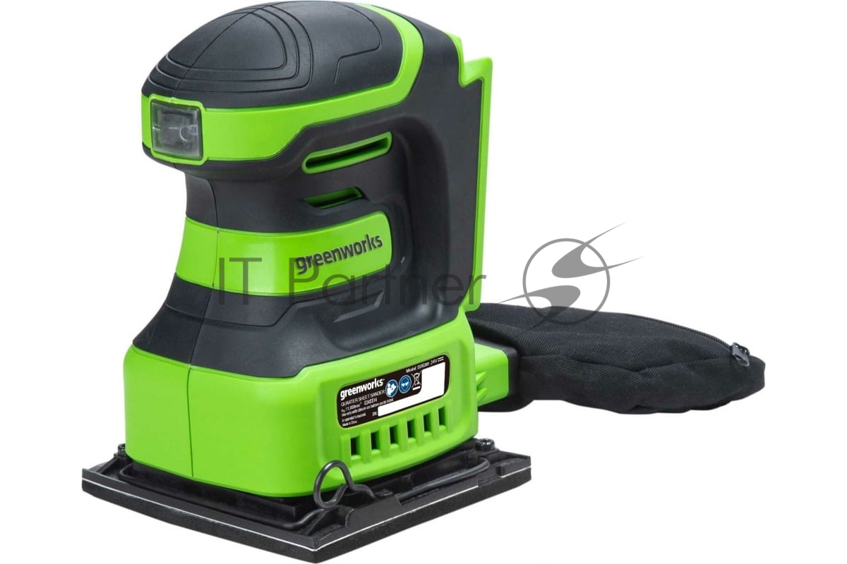 Плоскошлифовальная машина аккумуляторная GreenWorks G24SS14, 24 В, без АКБ и ЗУ (3100507)