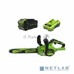 Цепная пила аккумуляторная GreenWorks G40CS30IIK2, 40V, 30 см, с 1* АКБ 2А*ч и ЗУ (2007807UA)