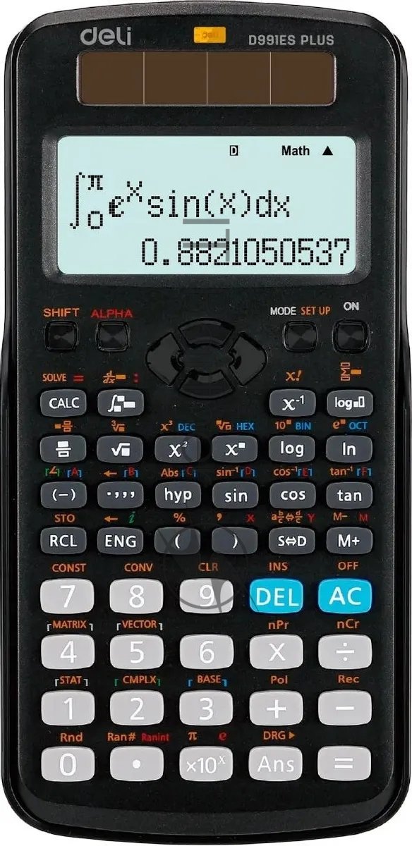 Калькулятор научный Deli ED991ES черный