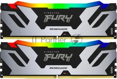 Оперативная память Kingston Fury Beast, DDR5, 32Gb (2x16Gb), 6400MHz, CL32, DIMM, с радиатором, черный