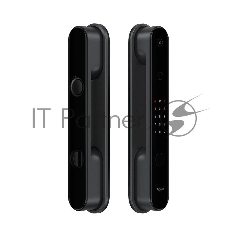 Умный замок Aqara D100 Zigbee врезной разбл.отпеч.паль. 2480mAh черный (ZNMS20LM)