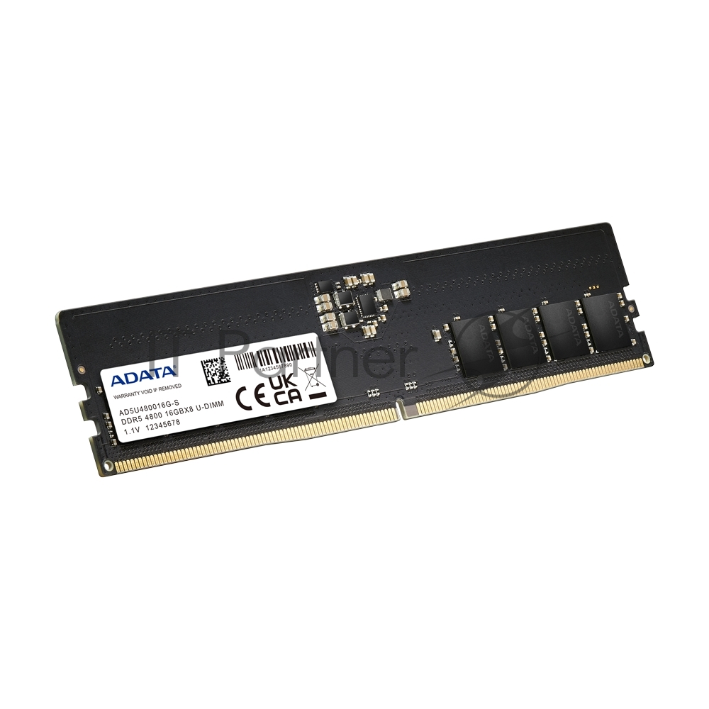 Оперативная память ADATA, DDR5, 16GB (1x16GB), 4800MHz, CL40, UDIMM