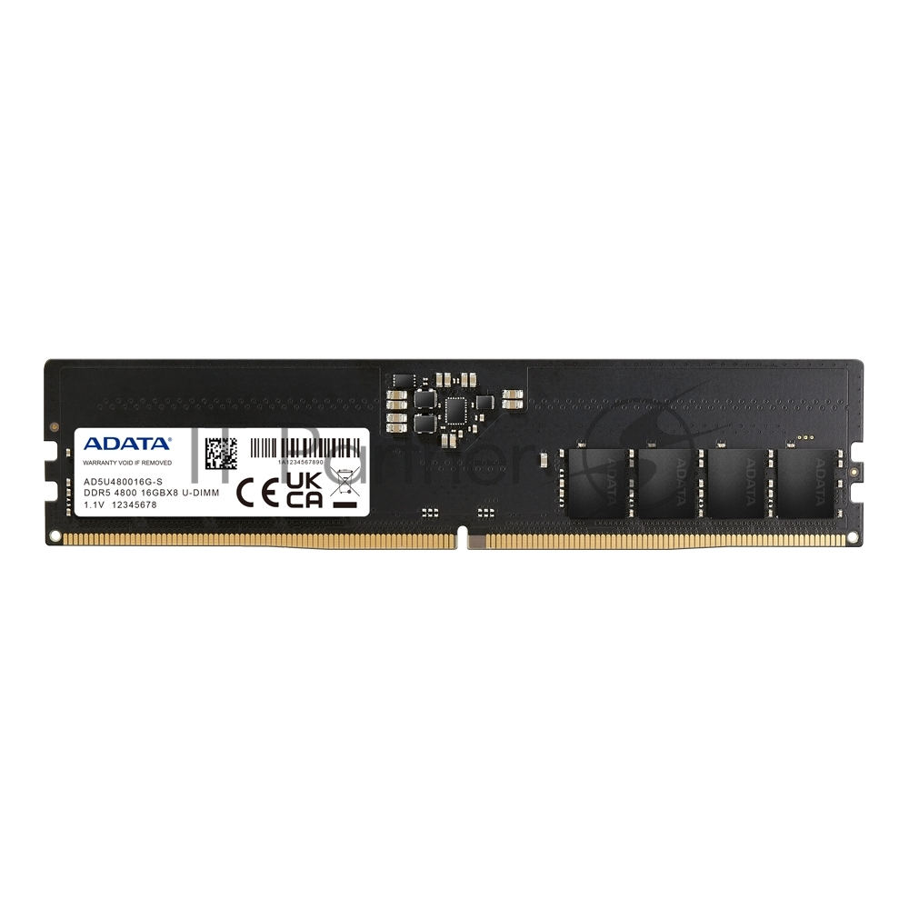 Оперативная память ADATA, DDR5, 16GB (1x16GB), 4800MHz, CL40, UDIMM