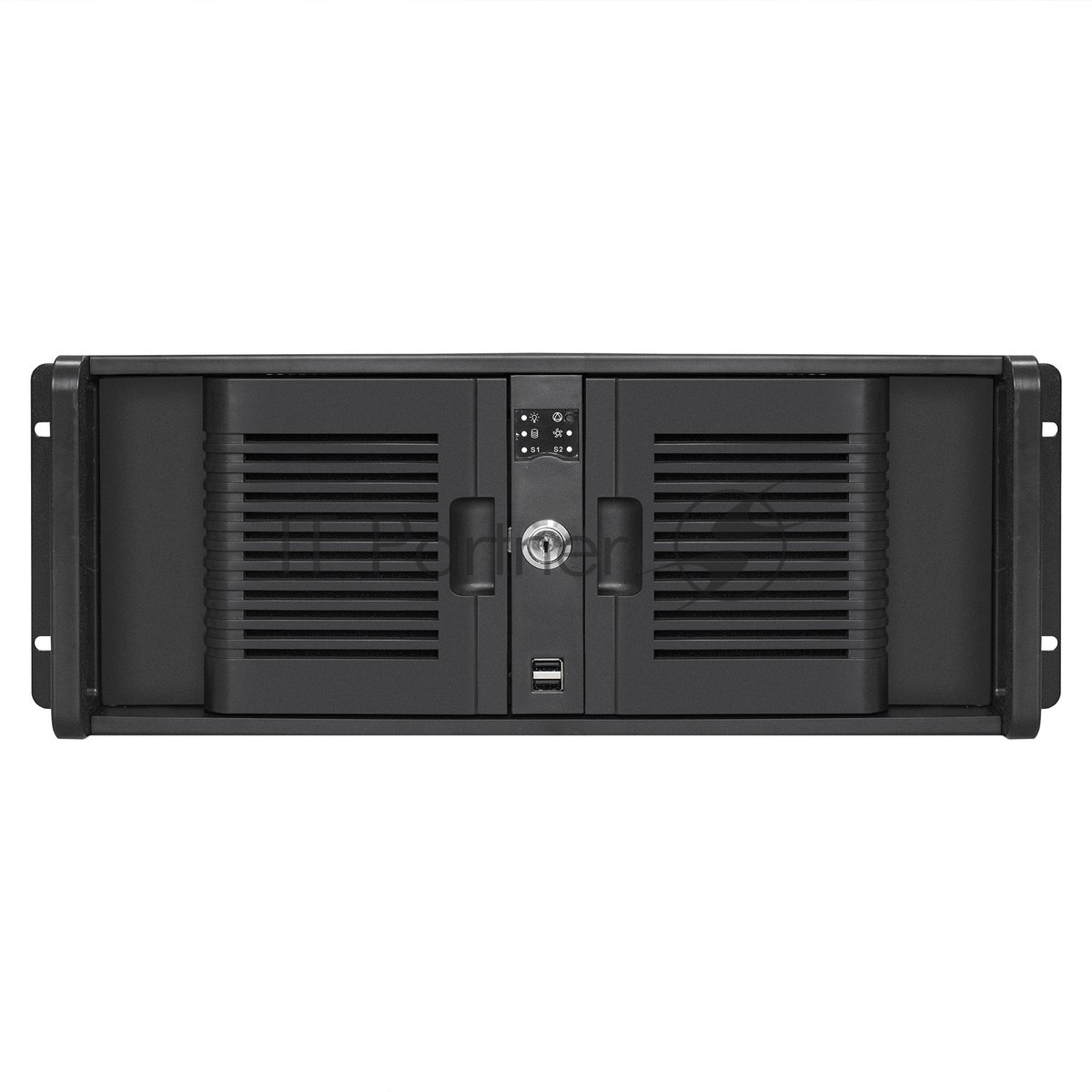 Exegate EX293248RUS Серверный корпус ExeGate Pro 4U480-15/4U4132 <RM 19", высота 4U, глубина 480, БП 500RADS, USB>