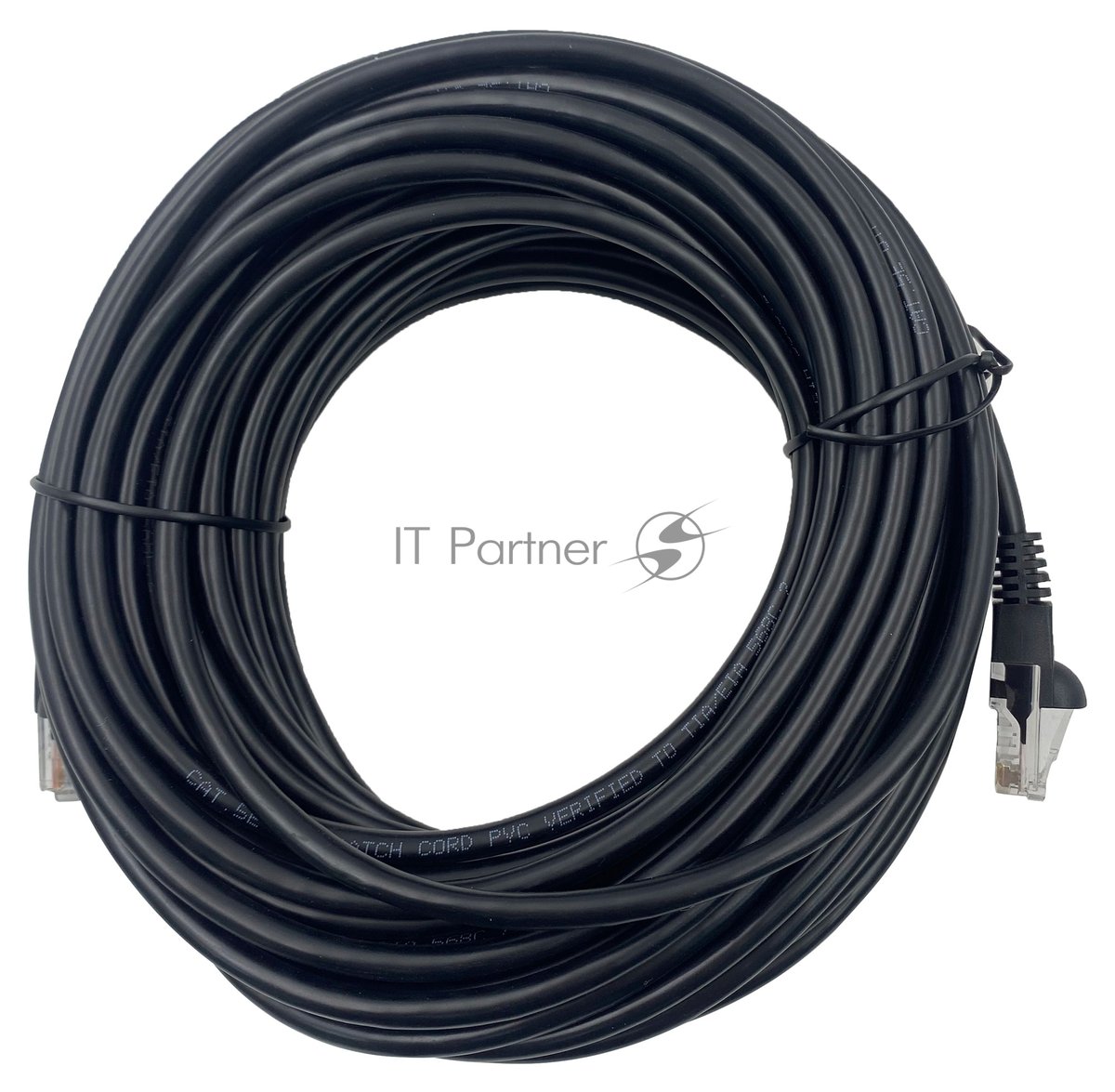 Патч-корд Buro UTP 4 пары cat.5e CCA molded 15м черный RJ-45 (m)-RJ-45 (m)