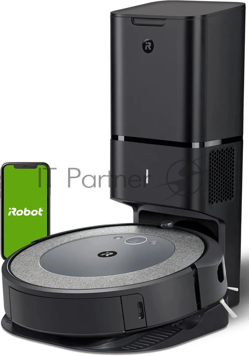 Робот-пылесос IROBOT Roomba i3+ серый/черный, 1800 мAч Li-Ion, уборка сухая, пылесборник контейнер 0.4 л