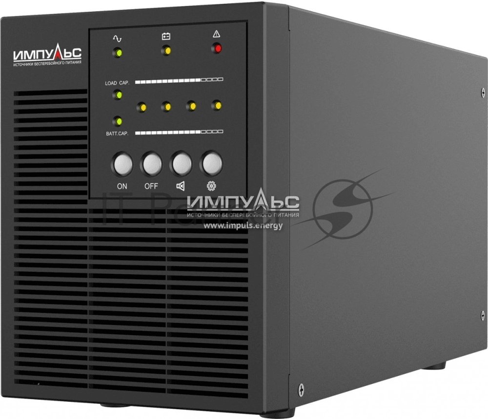 Импульс ИБП МИНИ 700 CM70101  {700 ВА/560 Вт, LCD+LED, RS-232, USB, АКБ 1х9Ач, IEC 320 C13x3},черный