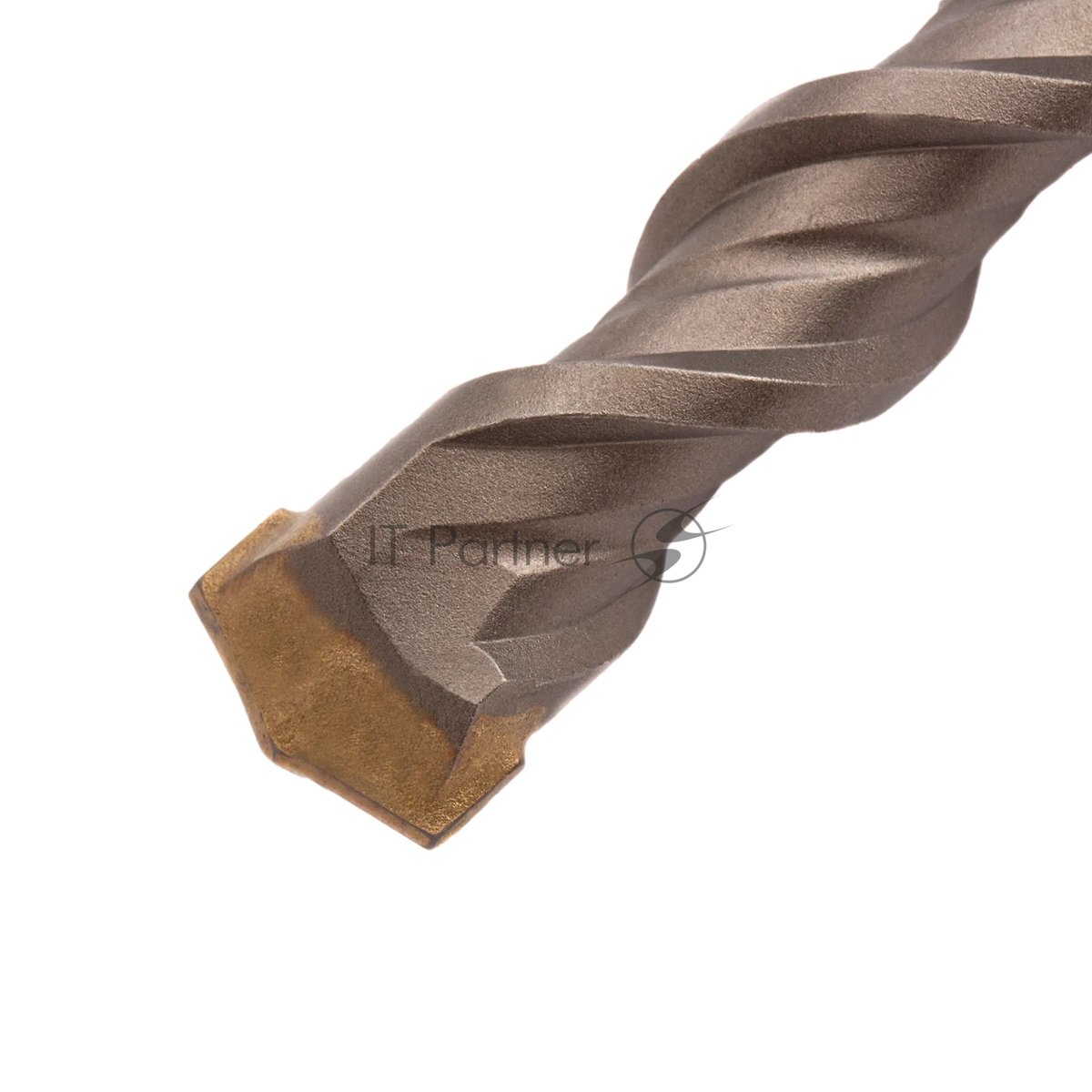 Бур по бетону Denzel двойная спираль, Cobalt W-tip, 22x600 мм, SDS PLUS