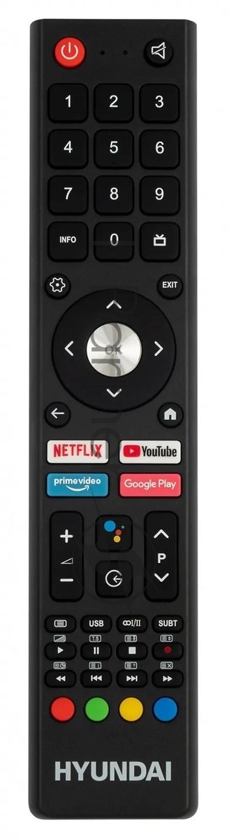 Телевизор Hyundai 55" H-LED55QBU7500 черный QLED UHD 60Hz Smart TV