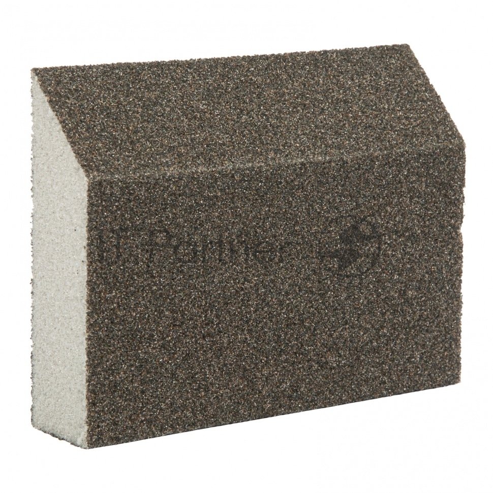 Губка для шлифования Matrix, 120 х 90 х 25 мм, трапеция, мягкая, P 100