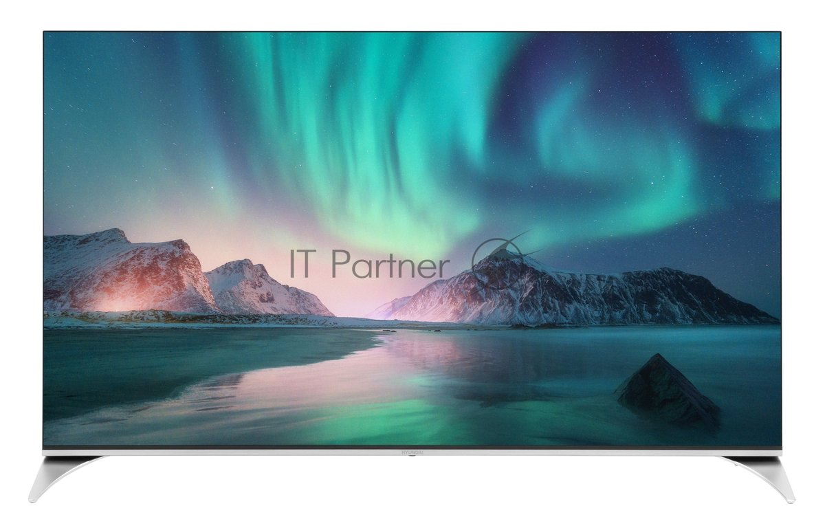 Телевизор Hyundai 55" H-LED55QBU7500 черный QLED UHD 60Hz Smart TV