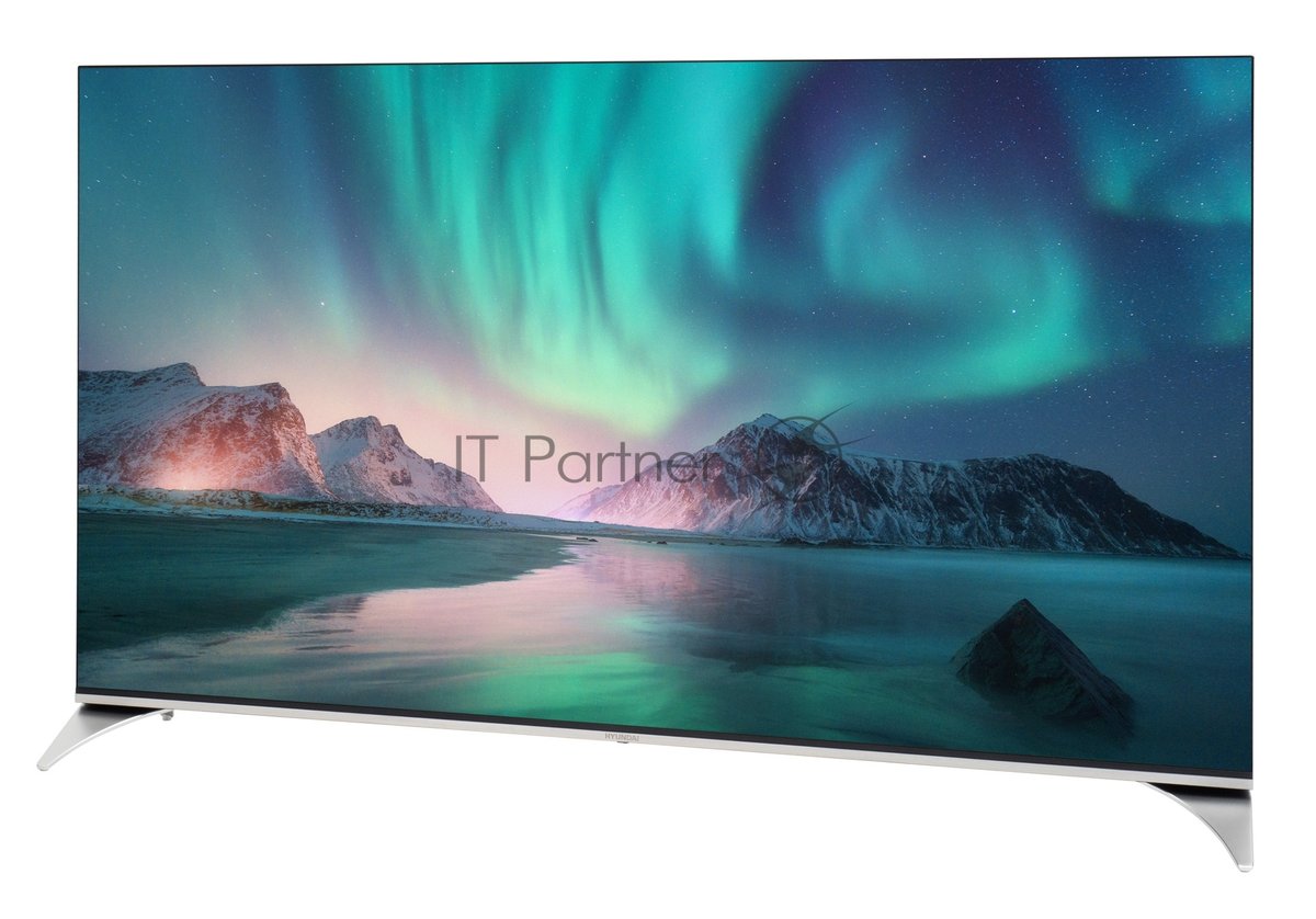 Телевизор Hyundai 55" H-LED55QBU7500 черный QLED UHD 60Hz Smart TV
