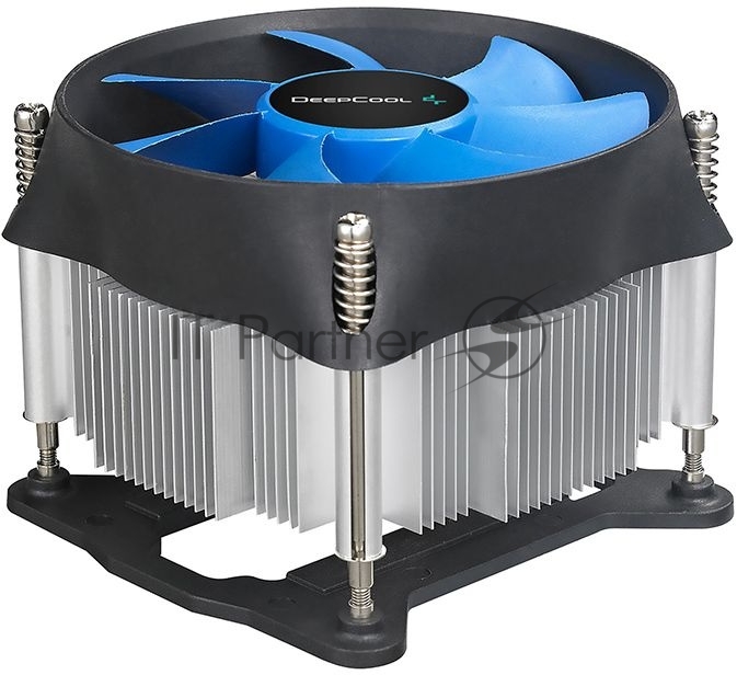 Кулер для процессора DEEPCOOL THETA 31 PWM 1700 черный/синий, 92 мм, алюминий/медь, 2400 об/мин, 30.3 дБ, 4 pin, 95 Вт, 66 мм