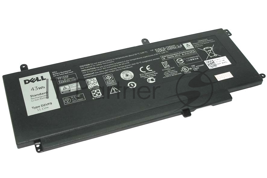 Аккумулятор для Dell Inspiron 15-7547, 43Wh, 11.1V, Dell
