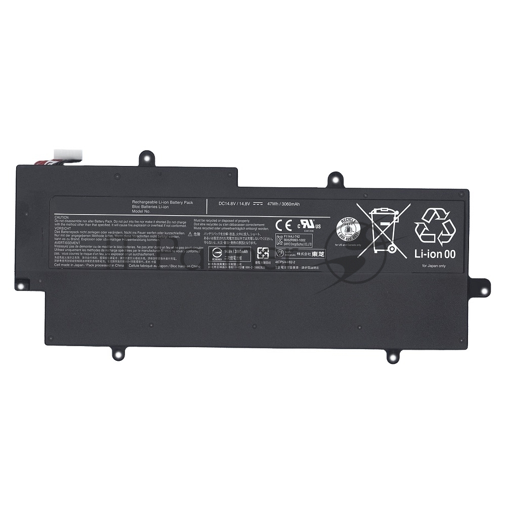 Аккумуляторная батарея для ноутбука Toshiba Portege Z830 47Wh черный
