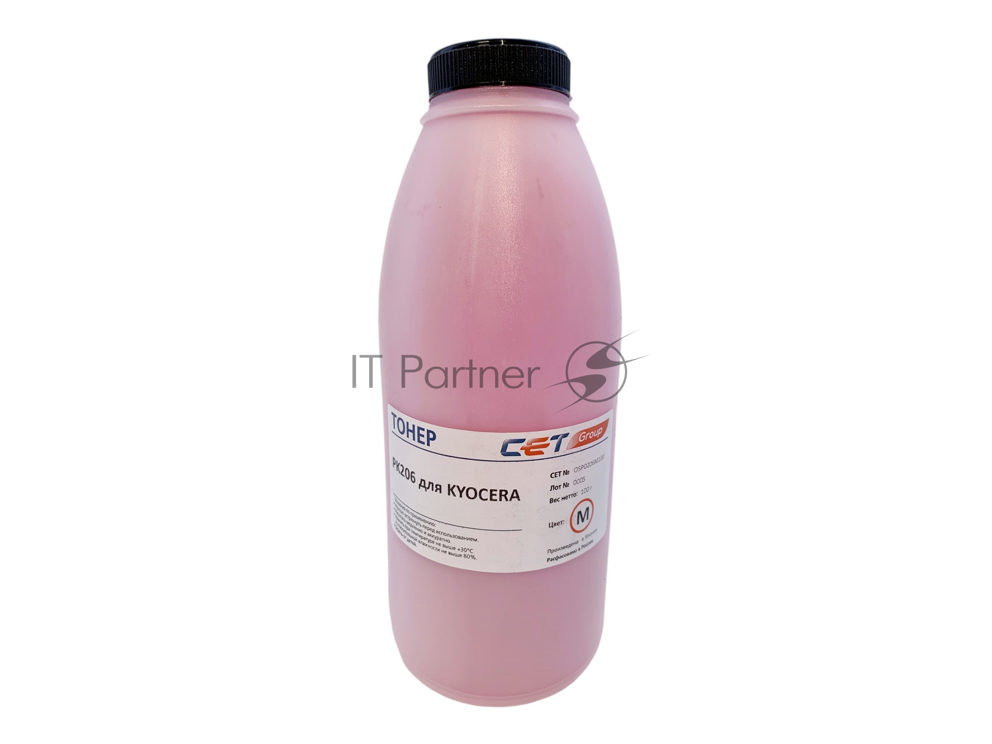 Тонеры и девелоперы Тонер PK206 для KYOCERA ECOSYS M6030cdn/6035cidn/6530cdn/P6035cdn (Japan) Magenta, 100г/бут, (унив.), OSP0206M-100