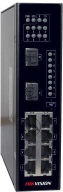 Коммутатор Hikvision DS-3T0310P, 8×100 Мбит/с PoE+ + 2×1 Гбит/с SFP, неуправляемый