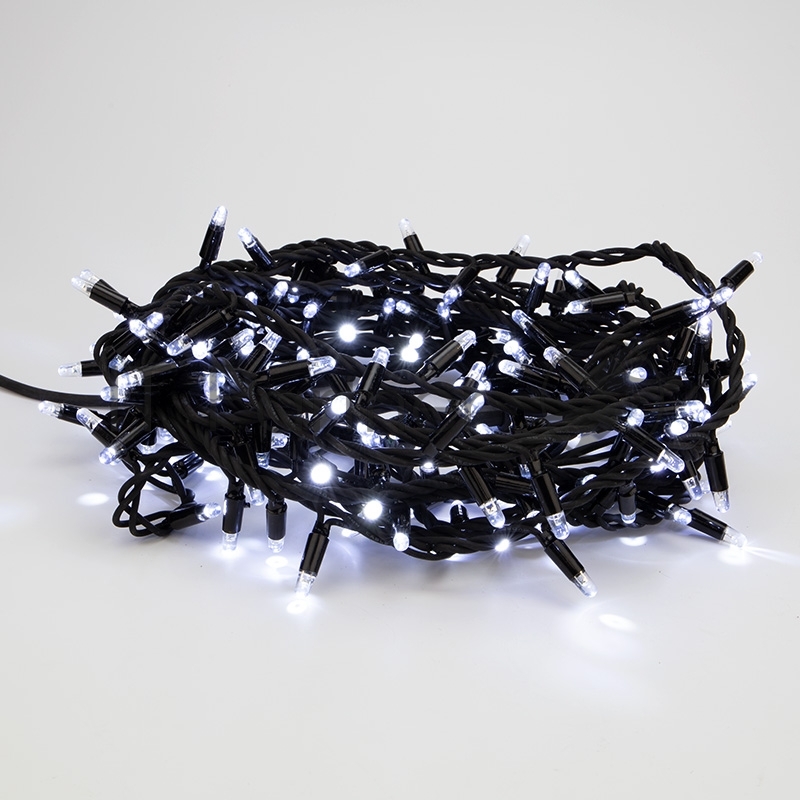 Гирлянда Neon-night "Дюраплей LED" 10 м, 200 LED, черный каучук, цвет свечения белый