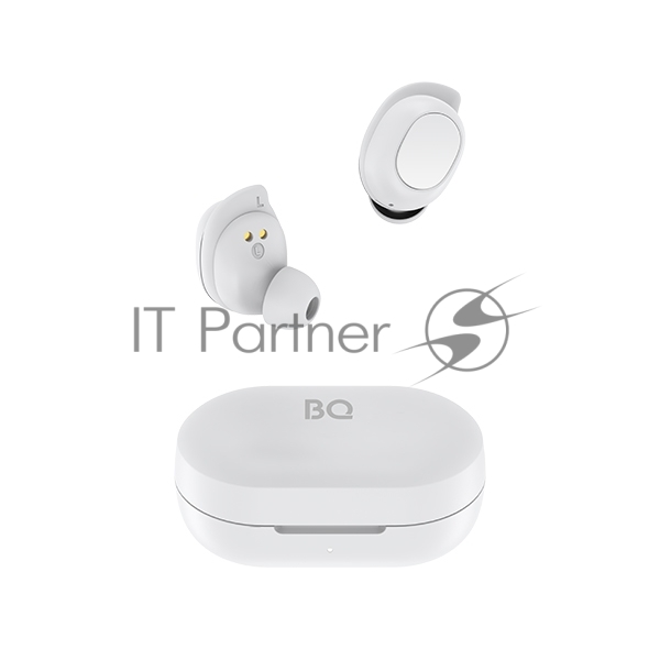 Наушники TWS BQ BHS-05 белый, внутриканальные, Bluetooth