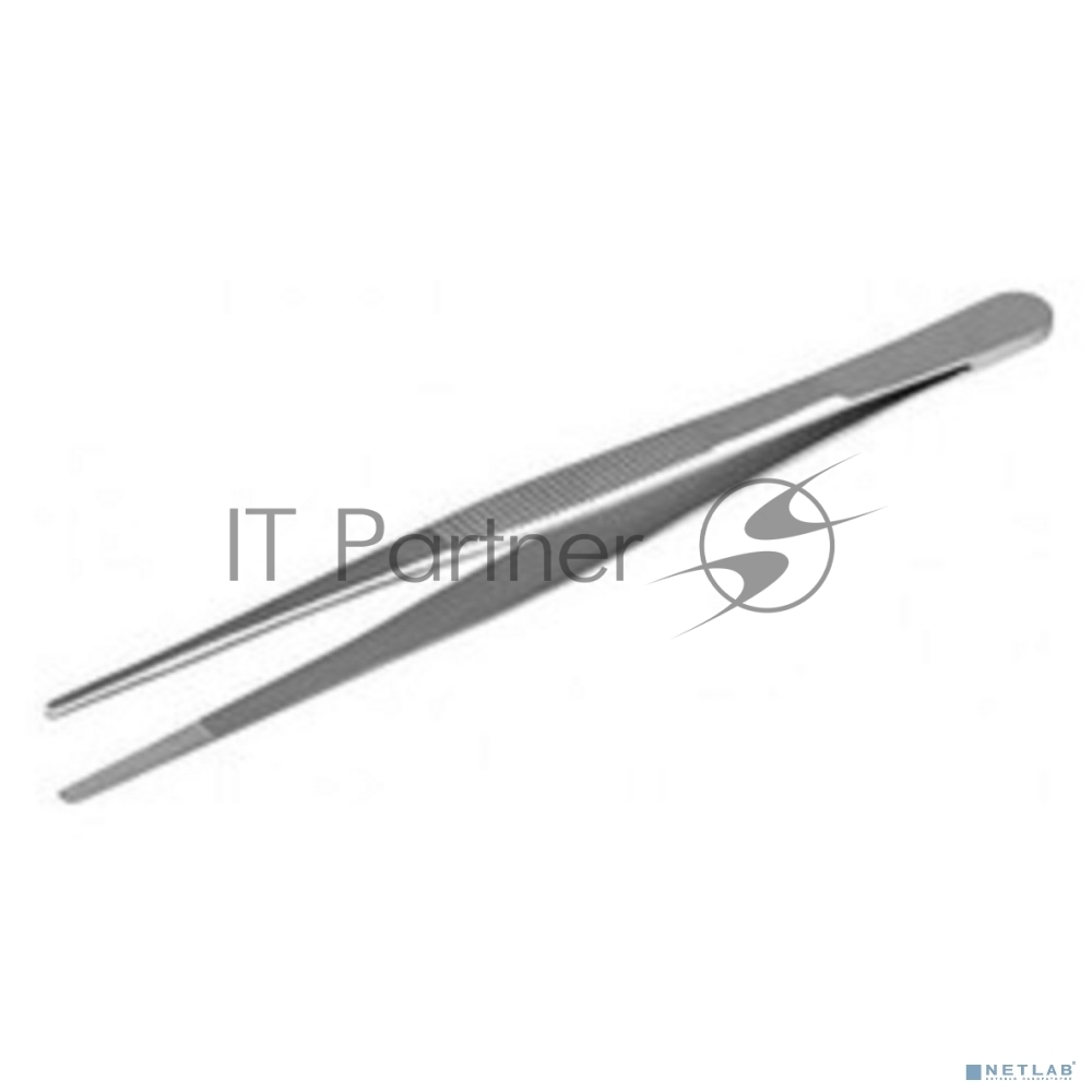 Rexant (12-0368) Пинцет прямой, рифленый 200 мм (блистер)