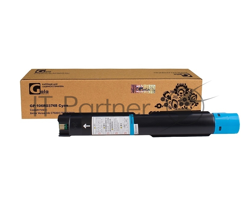 Картридж GalaPrint GP-106R03748, голубой, 16500 стр.