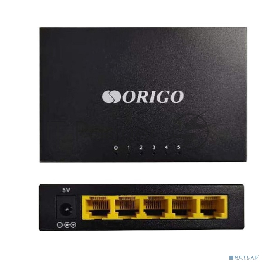 Коммутатор ORIGO OS1205/A1A, 5×100 Мбит/с, неуправляемый