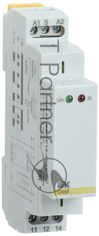 Импульсное реле ORM 1 контактакт 12-240 В AC/DC IEK ONI