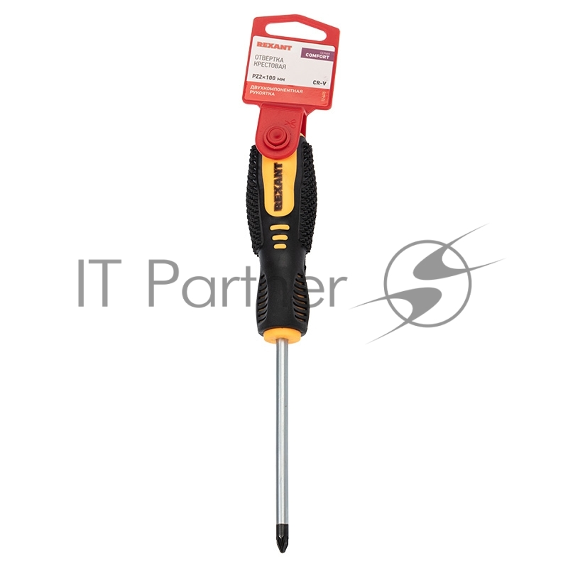 Rexant (12-6415) Отвертка крестовая PZ2x100mm, двухкомпонентная рукоятка