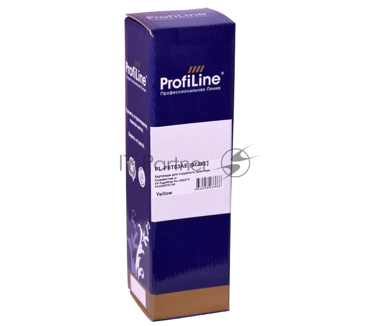 Картридж струйный ProfiLine PL-F6T83AE (№973XL) для принтеров HP PageWide Pro 452/477/P55250/P57750 с чернилами Yellow