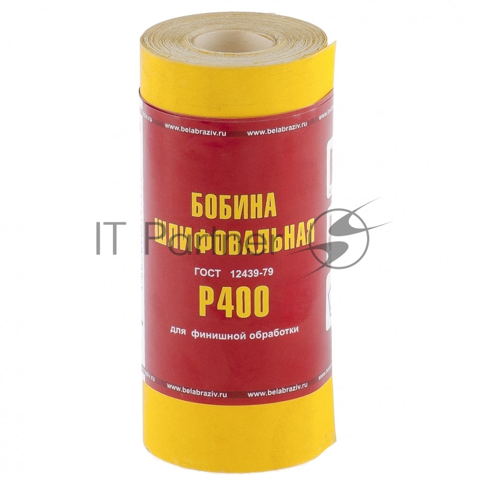 Шкурка Россия на бумажной основе,LP41C,зерн.Р400,мини-рулон 75637