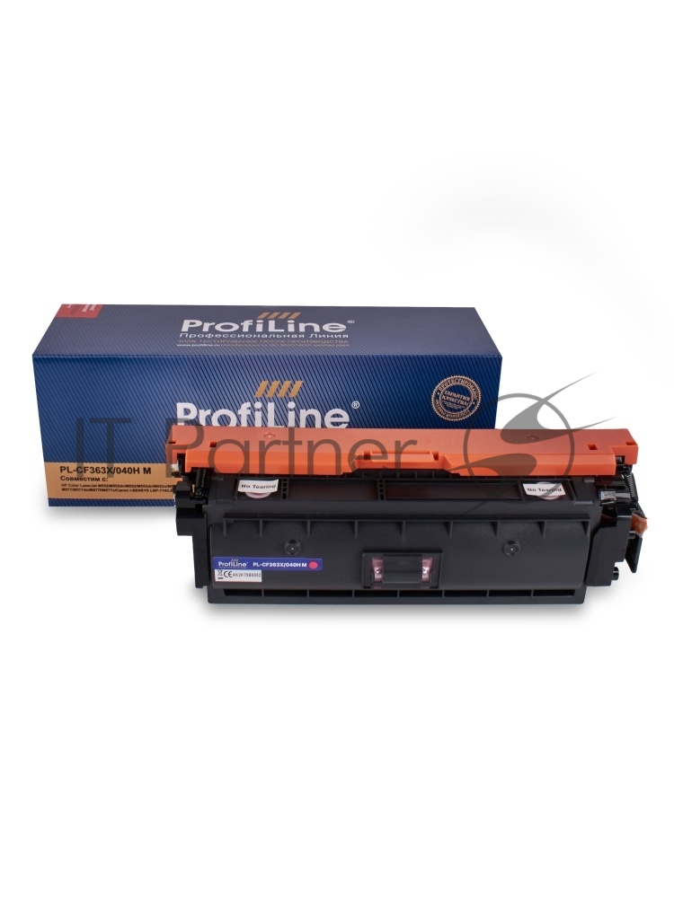 Картридж лазерный ProfiLine PL-CF363X/040H (№508X) для принтеров HP Color LaserJet M552/M552dn/M553/M553dn/M553n/M553x/M577/M577dn/M577f/M577c/Canon i-SENSYS LBP-710/LBP-712 Magenta 9500 копий