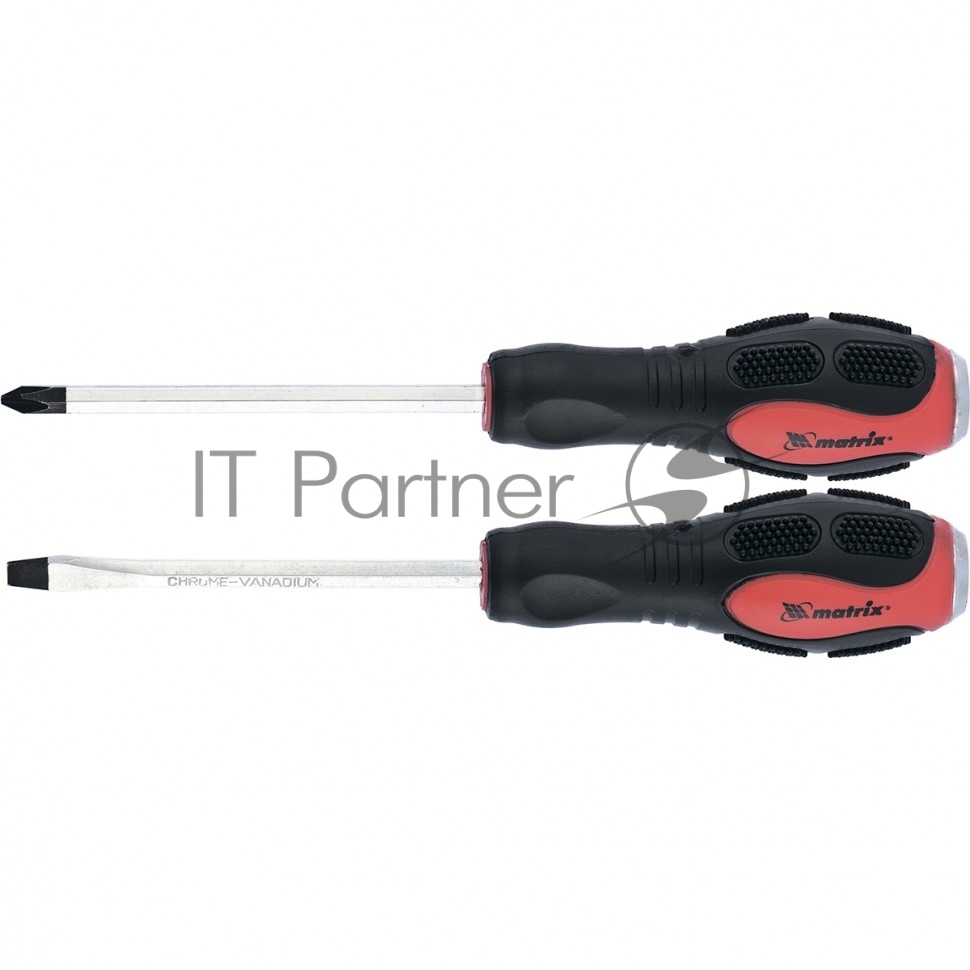 Набор ударных отверток Matrix 2шт. PH2x100, SL6x100 CrV