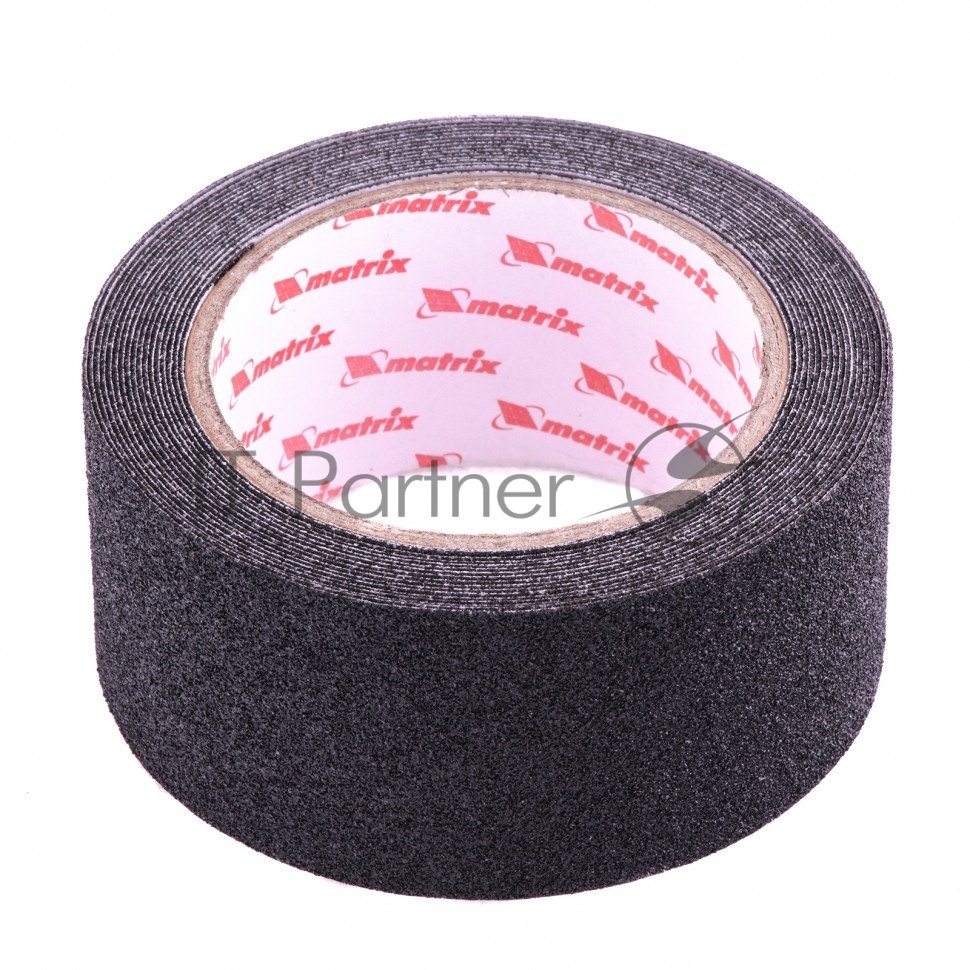 Лента Matrix клейкая противоскользящая, черная 50 мм х 5м