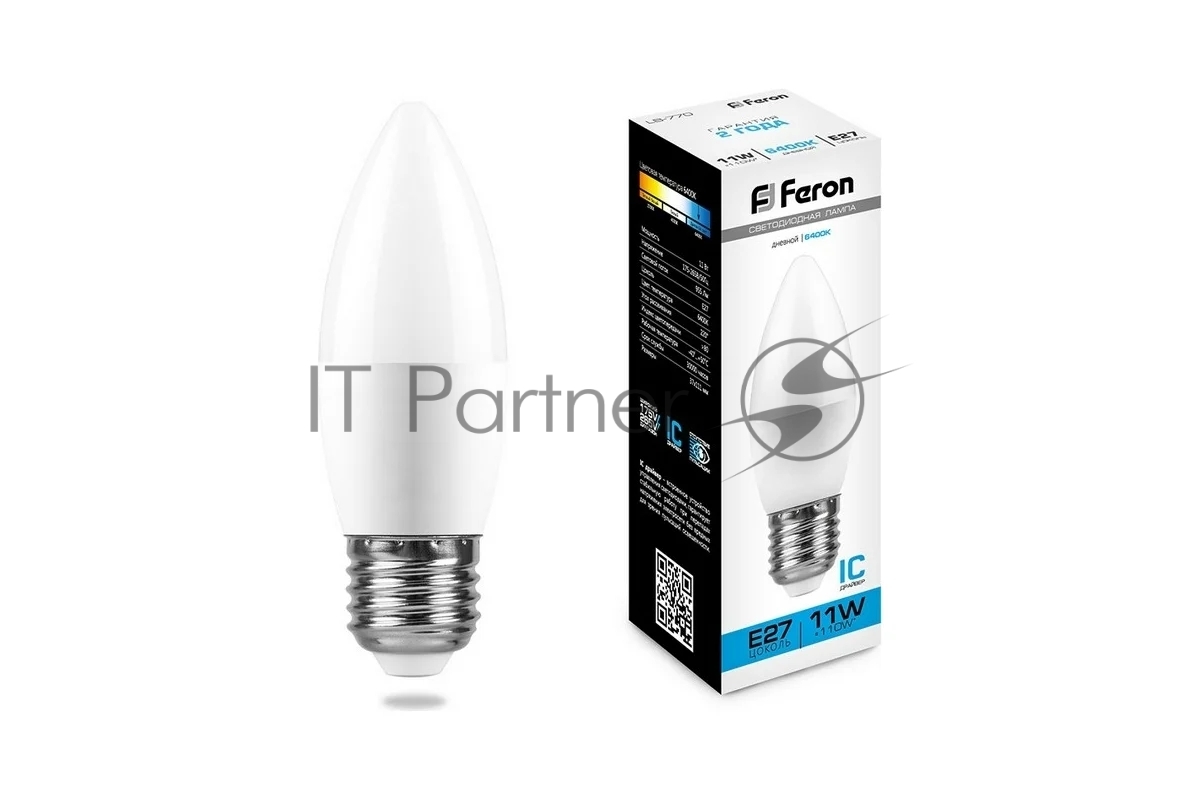 Лампа светодиодная Feron LB-770 11W 230V E27 6400K