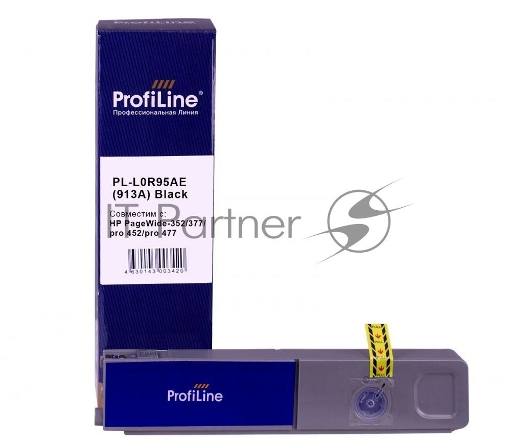 Картридж струйный ProfiLine PL-L0R95AE(913A) для принтеров HP PageWide-352/377/pro 452/pro 477 с чернилами Black 85 мл