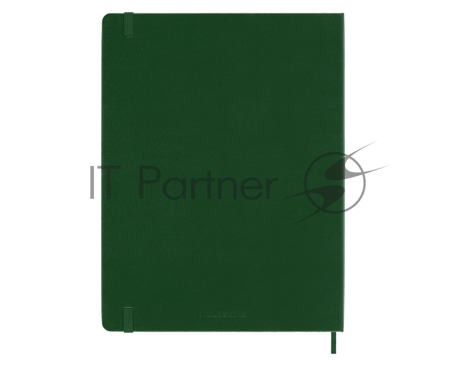Блокнот MOLESKINE Classic, 192стр, в клеточку, твердая обложка, зеленый qp091k15