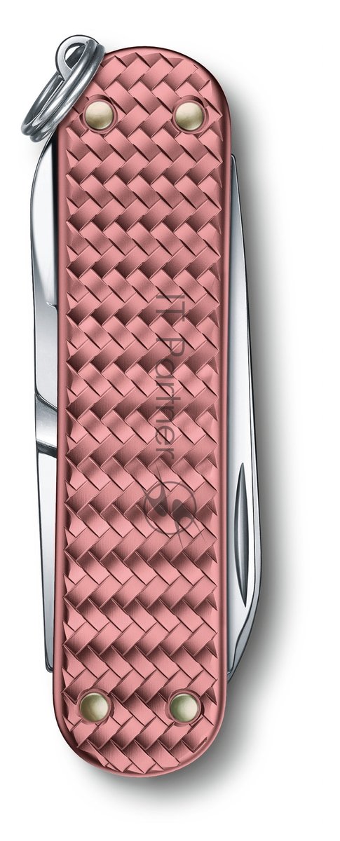 Нож-брелок Victorinox Classic SD Precious Alox, 58 мм, 5 функций, "Gentle Rose" (подар. упаковка)