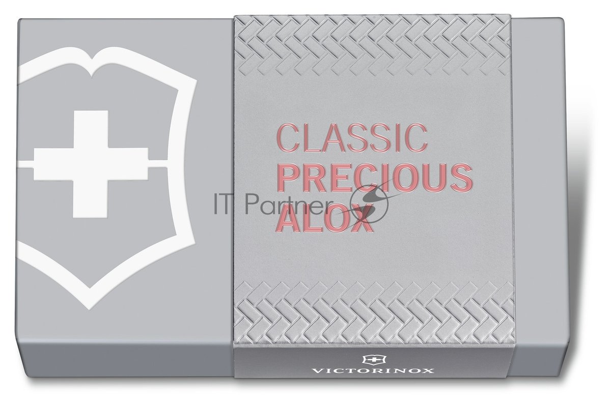 Нож-брелок Victorinox Classic SD Precious Alox, 58 мм, 5 функций, "Gentle Rose" (подар. упаковка)