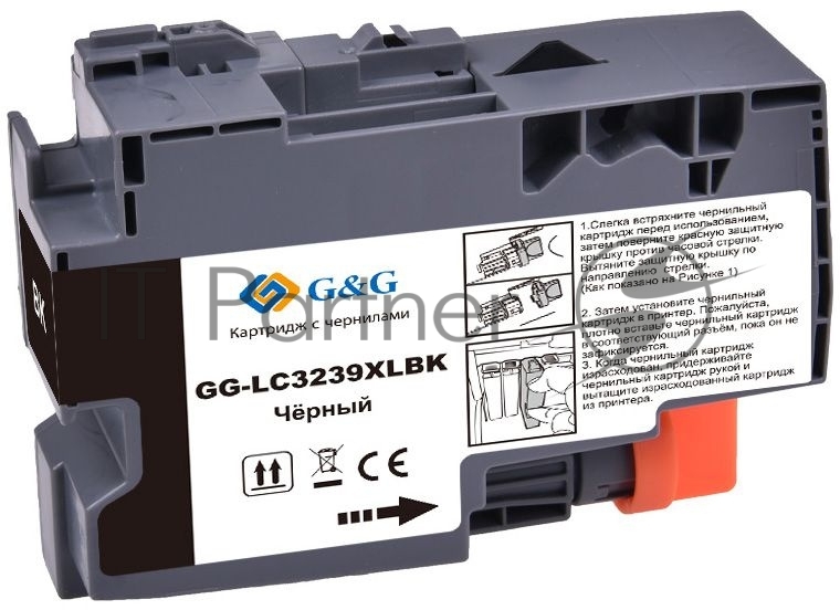 Картридж струйный G&G GG-LC3239XLBK черный (129мл) для Brother HL-J6000DW/J6100DW