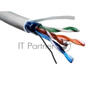 Кабель витая пара PROconnect F/UTP кат.5e 2х2х24AWG solid CCA PVC сер. 305м (м)