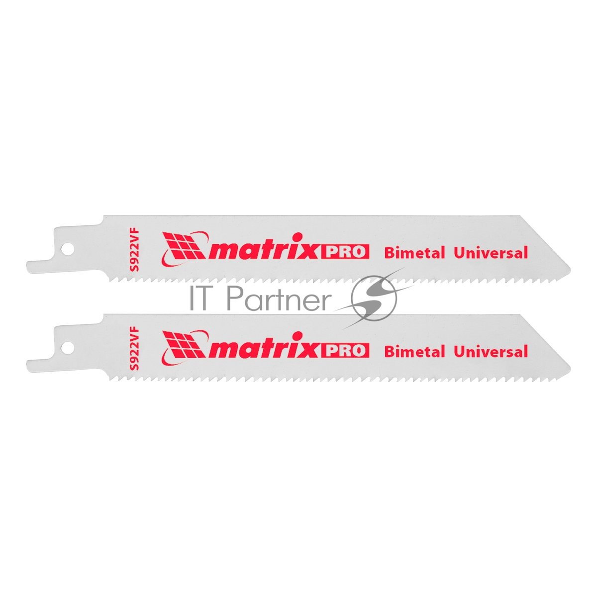 Полотна универсальные Matrix для сабельной пилы S922VF,125/1,8 - 2,5 мм,Bimetal,2 шт., PRO