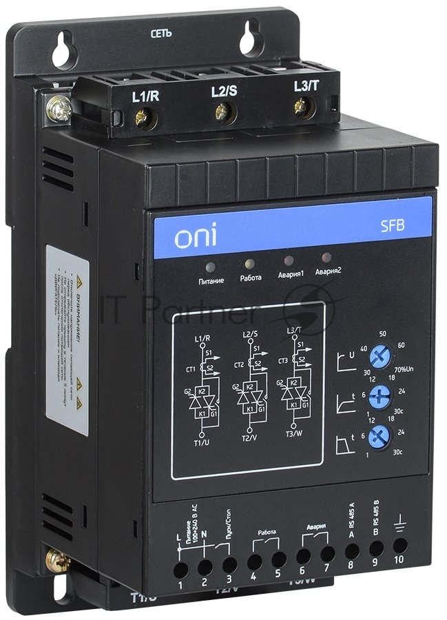 Устройство плавного пуска IEK ONI SFB 3Ф 380В 5,5кВт 11A Uупр 110-220В Modbus