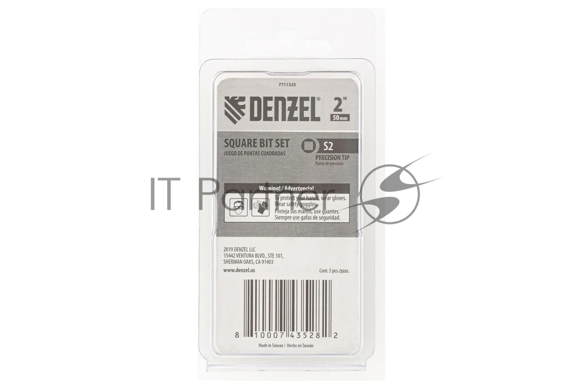 Набор бит Denzel S2x2", 5 шт.