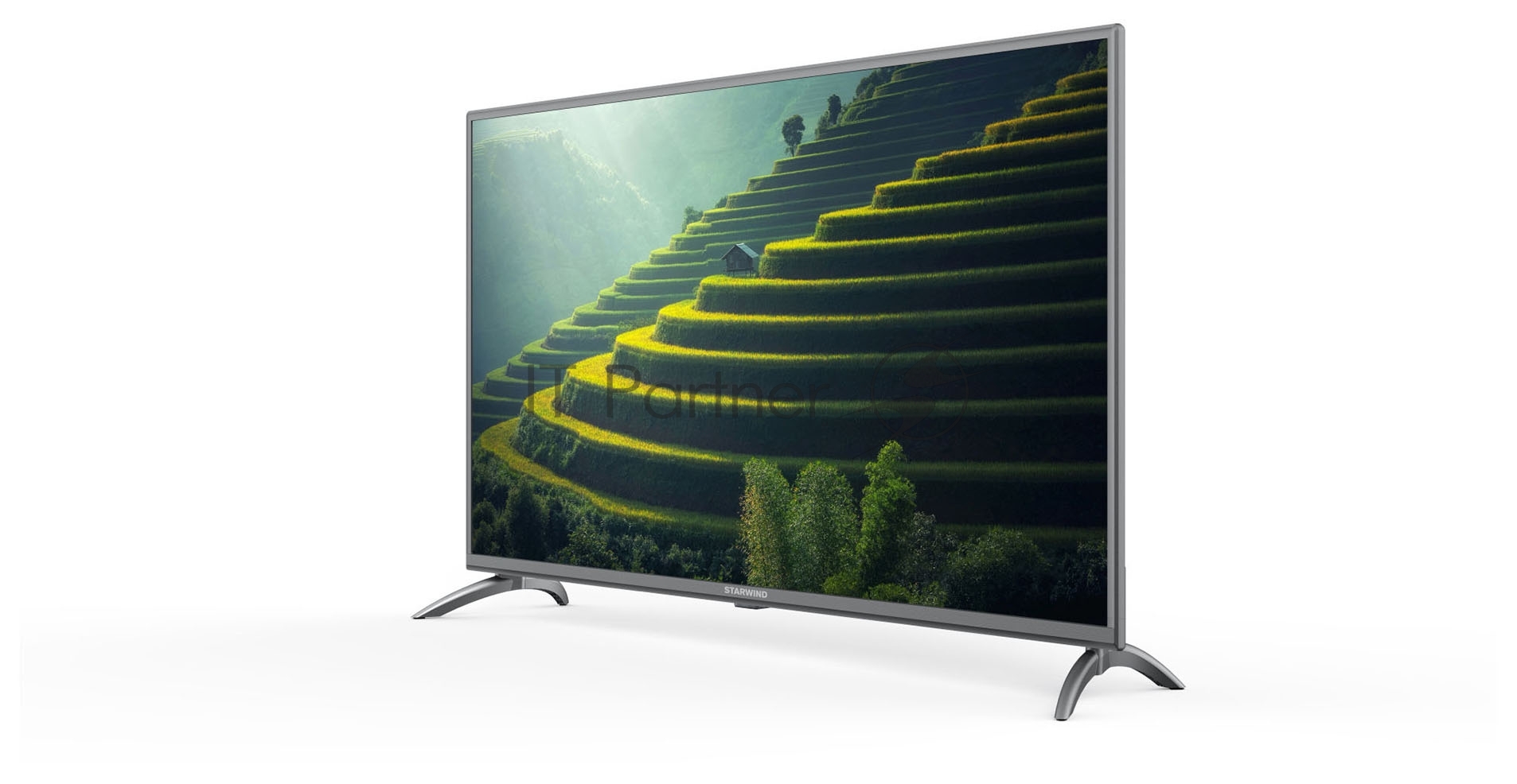 Телевизор Starwind 43" SW-LED43UG400 стальной LED UHD 60Hz Яндекс ТВ