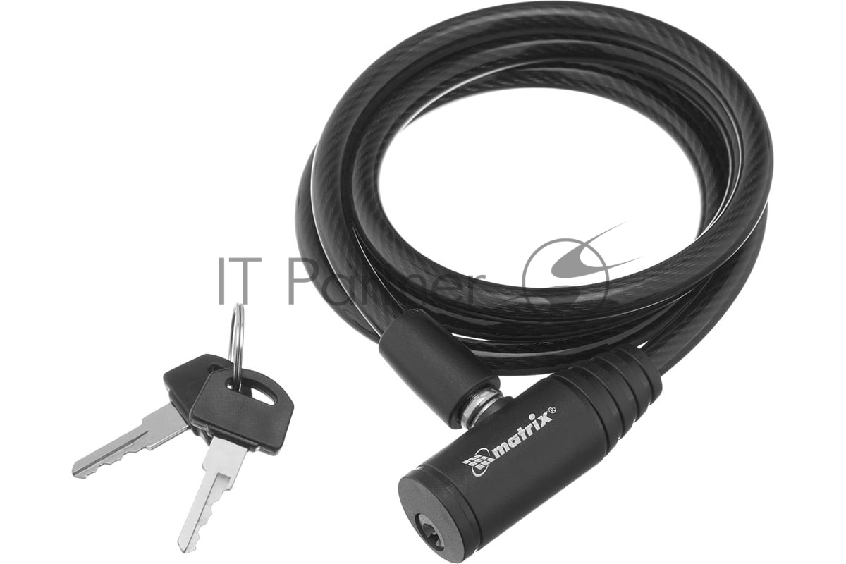 MATRIX 91816 Замок тросовый универсальный Matrix 8 х  1200  мм