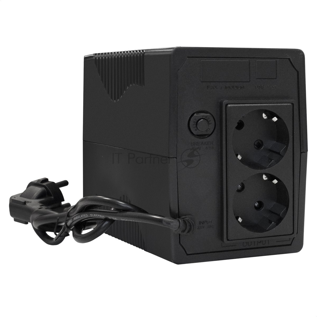 Exegate EX292785RUS ИБП ExeGate Power Back BNB-1000.LED.AVR.2SH <1000VA/550W, LED, AVR, 2*Schuko, батарея 12V 9Ah, Black>