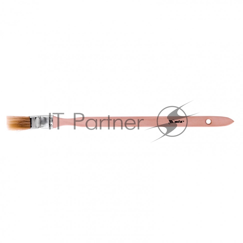 Кисть радиаторная 1", натуральная щетина, деревянная рукоятка MTX