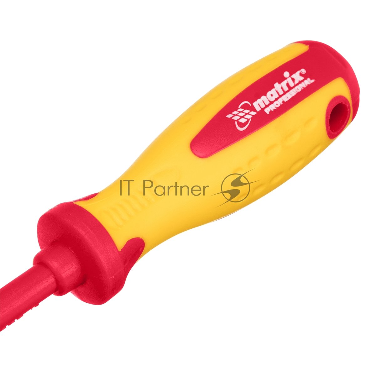 MATRIX 12914 Отвертка Matrix Insulated, SL3,0 x 80 мм, CrMo, до 1000 В,  двухкомп.  рукоятка