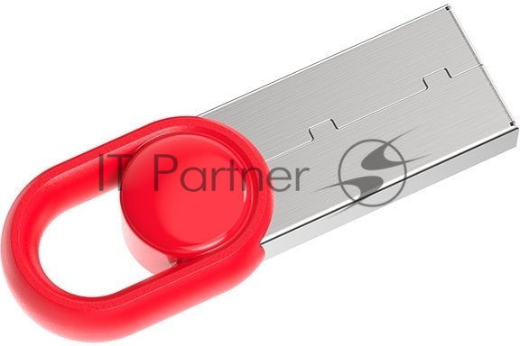 Флешка USB Netac UM2 (NT03UM2N-128G-32RE), 128Gb, USB 3.0, R/W 130/50, серебристый/красный